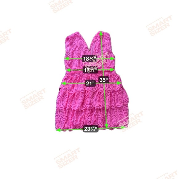 NWT Lilly Pulitzer Faye V-Neck Lace Ruffle Dress Size XL - Picture 10 of 12